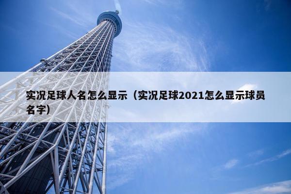实况足球人名怎么显示（实况足球2021怎么显示球员名字）