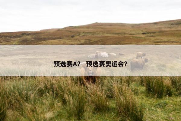 预选赛A? 预选赛奥运会? 预选赛A? 预选赛奥运会?