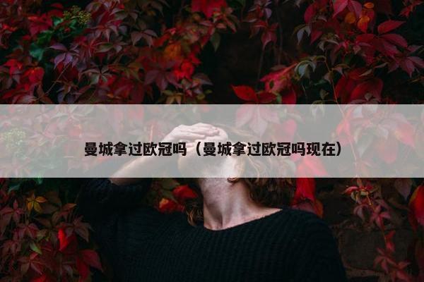 曼城拿过欧冠吗（曼城拿过欧冠吗现在）