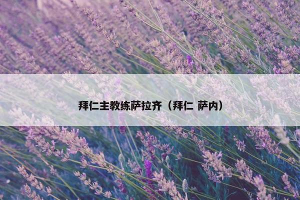 拜仁主教练萨拉齐（拜仁 萨内）